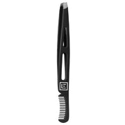 Eylure Slant Tip Tweezers with Comb - Loose